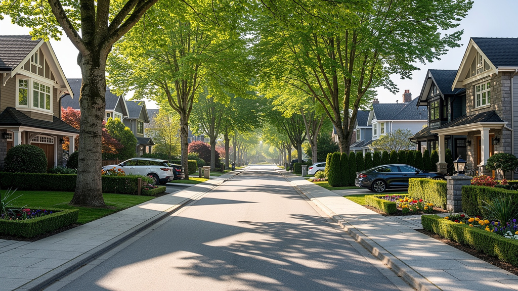 Point Grey luxury residential street
