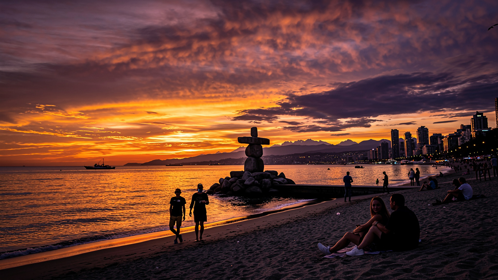 English Bay sunset