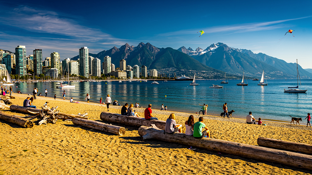 Jericho Beach with mountain views
